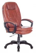 Кресло руководителя CH-868N Пластик/Искусственная кожа, Коричневый Boroko-37 (кожзам)/Черный (пластик)