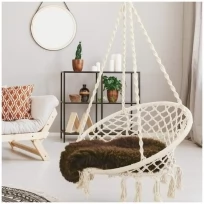 Кресло-качели /гнездо-гамак/подвесное кресло для дома/плетеные